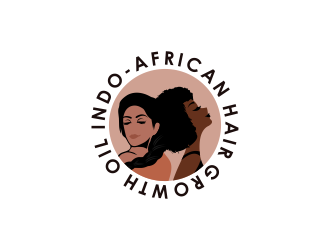 Indo-African Hair Growth Oil logo design by mukleyRx