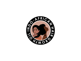 Indo-African Hair Growth Oil logo design by mukleyRx