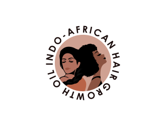 Indo-African Hair Growth Oil logo design by mukleyRx