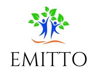 EMITTO logo design by jetzu