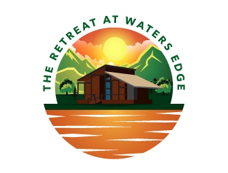 The Retreat at Waters Edge logo design by Badnats