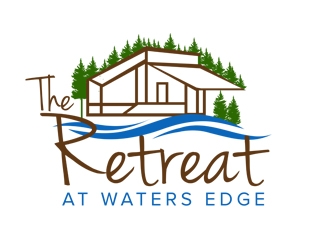 The Retreat at Waters Edge logo design by gilkkj