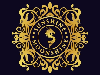 Sunshine Moonshine logo design by aryamaity