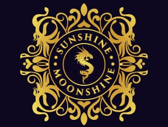 Sunshine Moonshine logo design by aryamaity