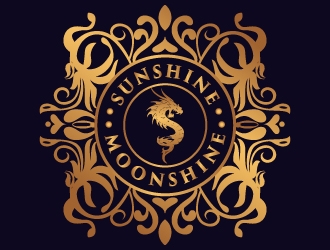 Sunshine Moonshine logo design by aryamaity