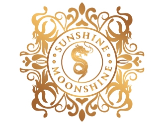 Sunshine Moonshine logo design by aryamaity