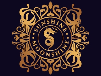 Sunshine Moonshine logo design by aryamaity