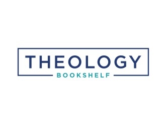 Theology Bookshelf logo design by bricton