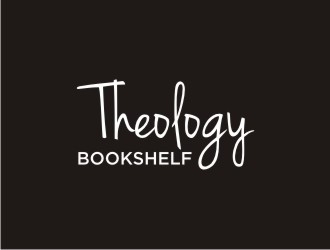 Theology Bookshelf logo design by bricton