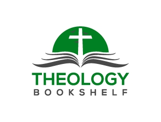 Theology Bookshelf logo design by jonggol