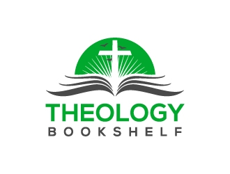 Theology Bookshelf logo design by jonggol