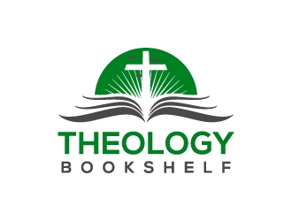 Theology Bookshelf logo design by jonggol