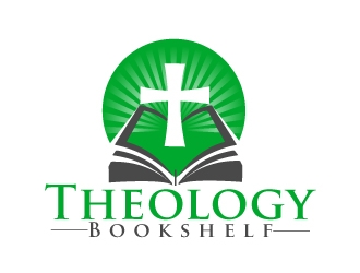 Theology Bookshelf logo design by AamirKhan