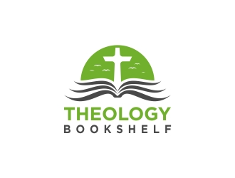 Theology Bookshelf logo design by CreativeKiller