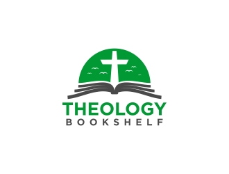 Theology Bookshelf logo design by CreativeKiller