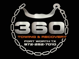360 TOWING & RECOVERY logo design by drifelm