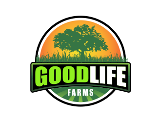 Good Life Farms logo design by Girly