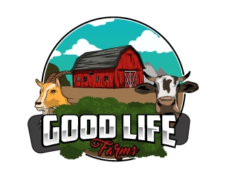 Good Life Farms logo design by AamirKhan