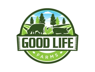 Good Life Farms logo design by keptgoing