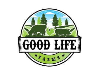 Good Life Farms logo design by keptgoing