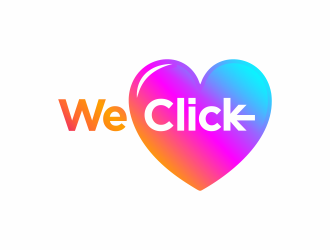 We Click logo design by hidro