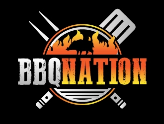 BBQ Nation logo design by AamirKhan