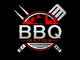 BBQ Nation logo design by AamirKhan