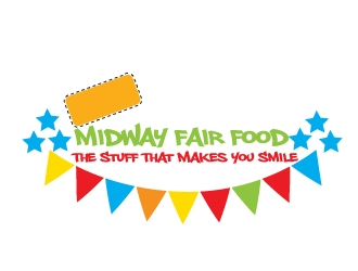 Midway Fair Food  The Stuff That Makes You Smile logo design by AamirKhan