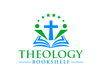 Theology Bookshelf logo design by Gwerth