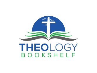 Theology Bookshelf logo design by MUSANG