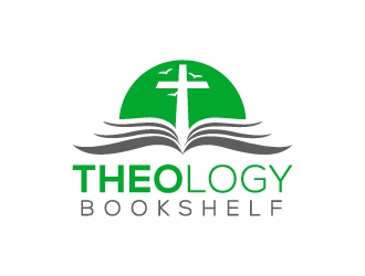 Theology Bookshelf logo design by MUSANG