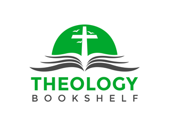 Theology Bookshelf logo design by kunejo