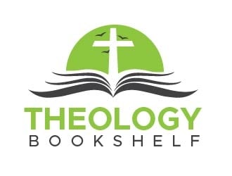 Theology Bookshelf logo design by usef44