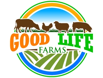Good Life Farms logo design by Suvendu