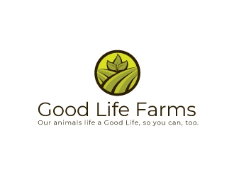 Good Life Farms logo design by defeale