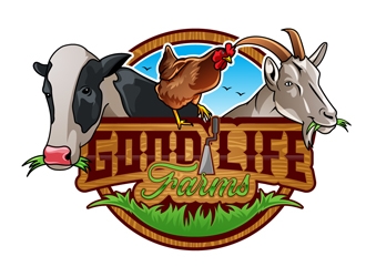 Good Life Farms logo design by DreamLogoDesign