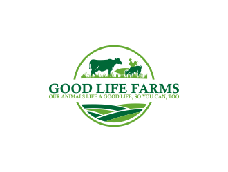 Good Life Farms logo design by luckyprasetyo