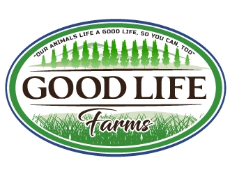 Good Life Farms logo design by Suvendu