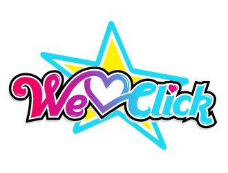 We Click logo design by bluespix