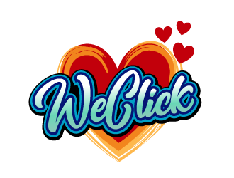 We Click logo design by axel182