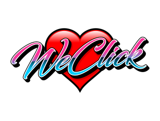 We Click logo design by ekitessar