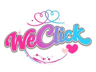 We Click logo design by veron