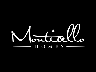 Monticello Homes logo design by Msinur
