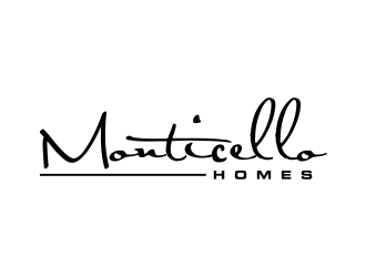 Monticello Homes logo design by cintoko