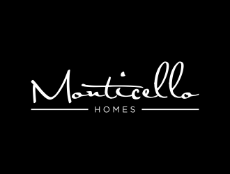 Monticello Homes logo design by enilno