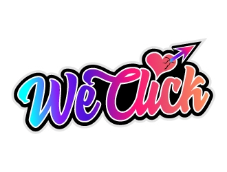 We Click logo design by MUSANG