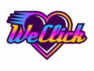 We Click logo design by FriZign