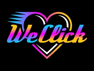We Click logo design by FriZign