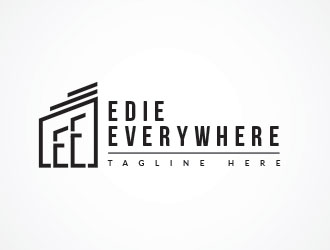 edie everywhere logo design by er9e