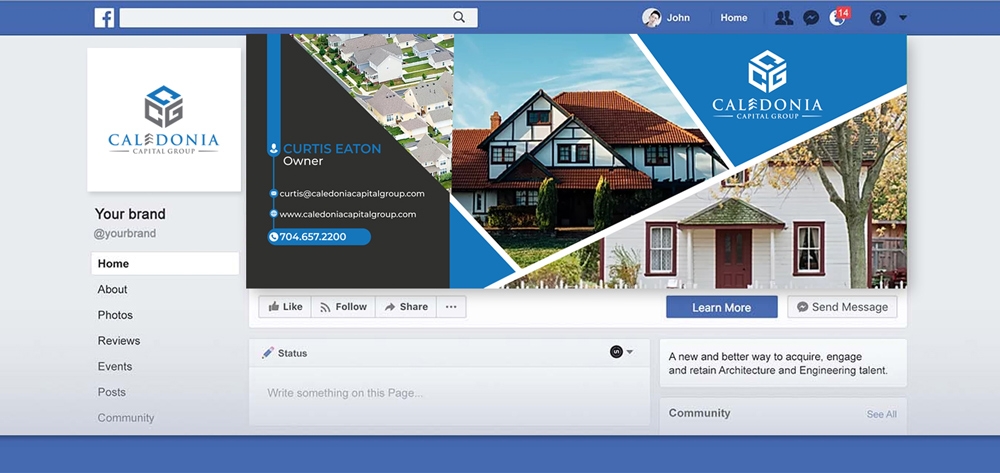Caledonia Capital Group logo design by gogo